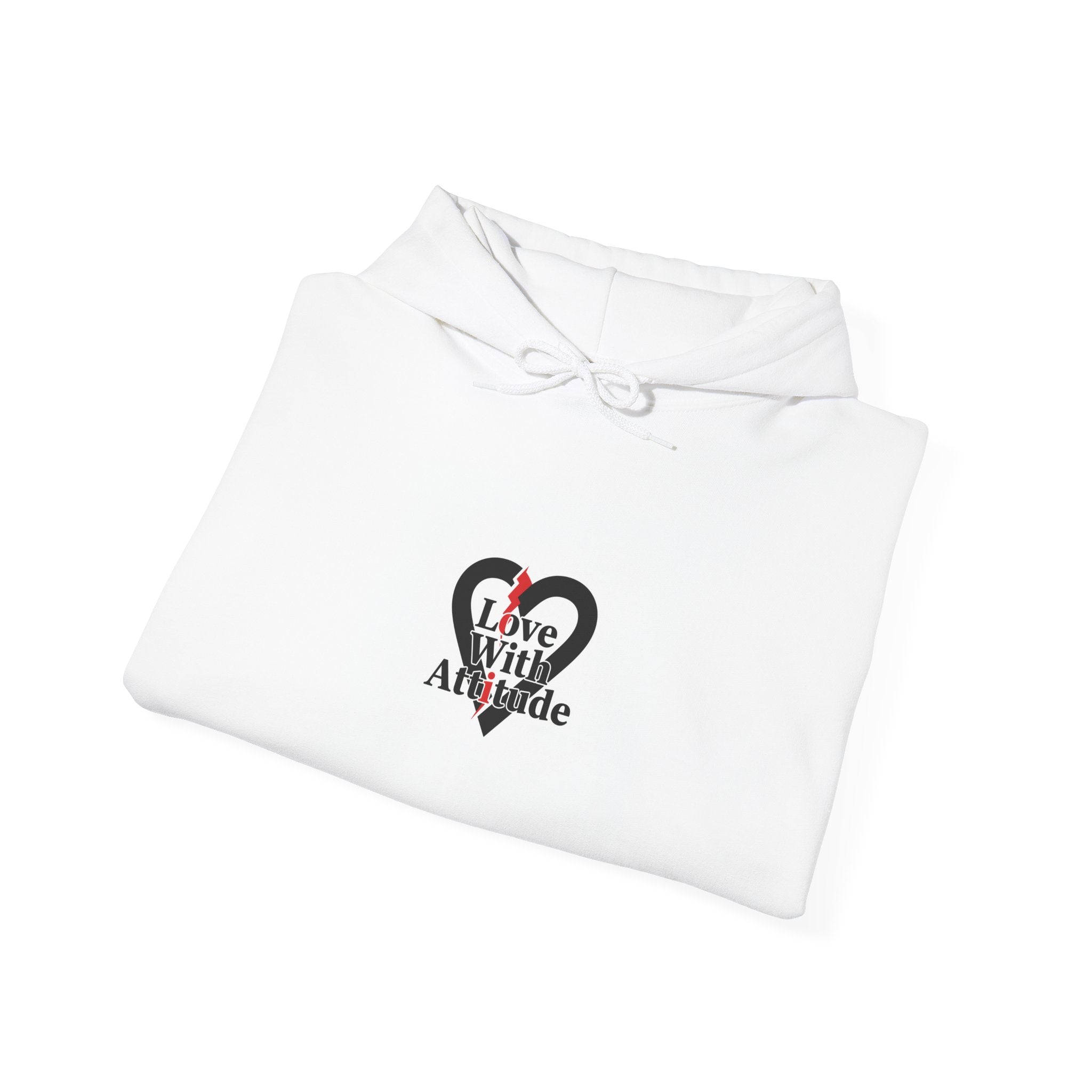Chain Heart Graphic Hoodie | Minimalist Punk Heart, Modern Heart Design