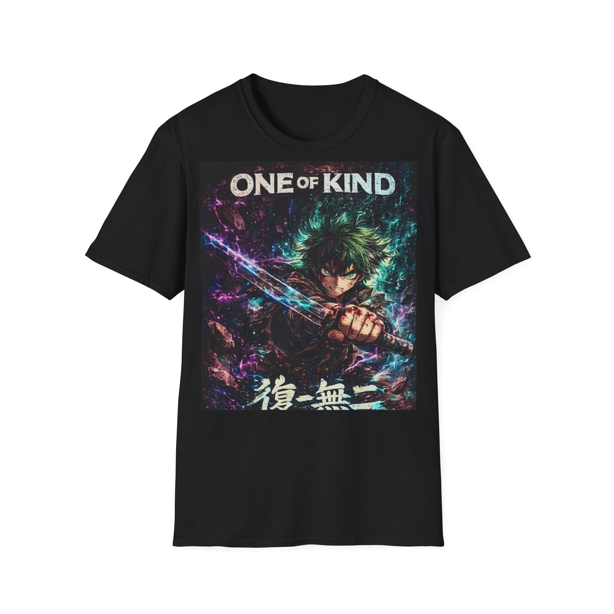 Lev One of a Kind Anime T-Shirt — Japanese Text Graphic Tee