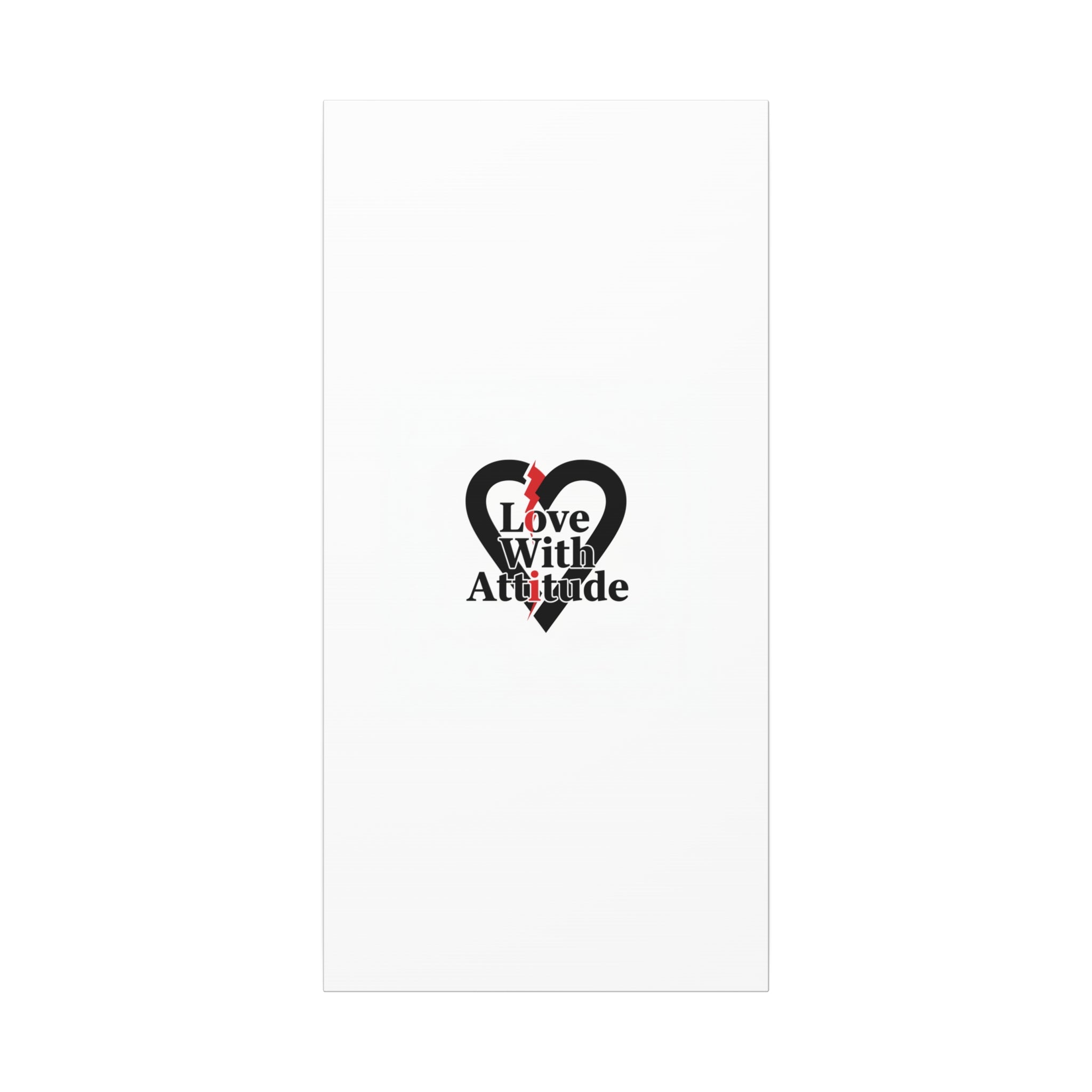 Chain Lightning Heart Canvas | punk heart, minimalist love icon