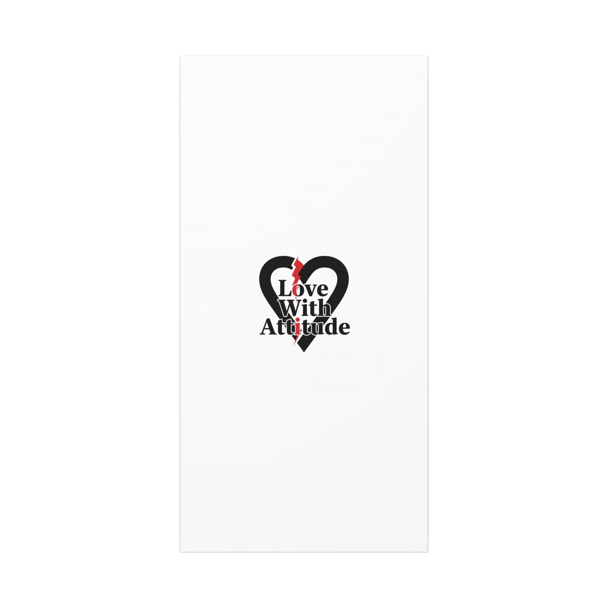 Chain Lightning Heart Canvas | punk heart, minimalist love icon