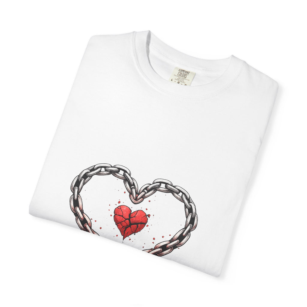 Unisex plaggfarget T-skjorte