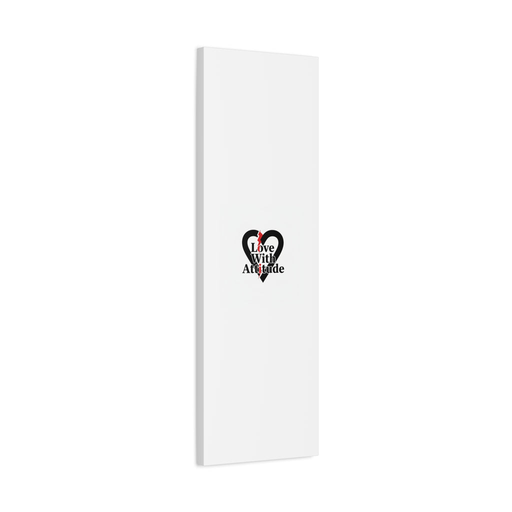 Chain Lightning Heart Canvas | punk heart, minimalist love icon