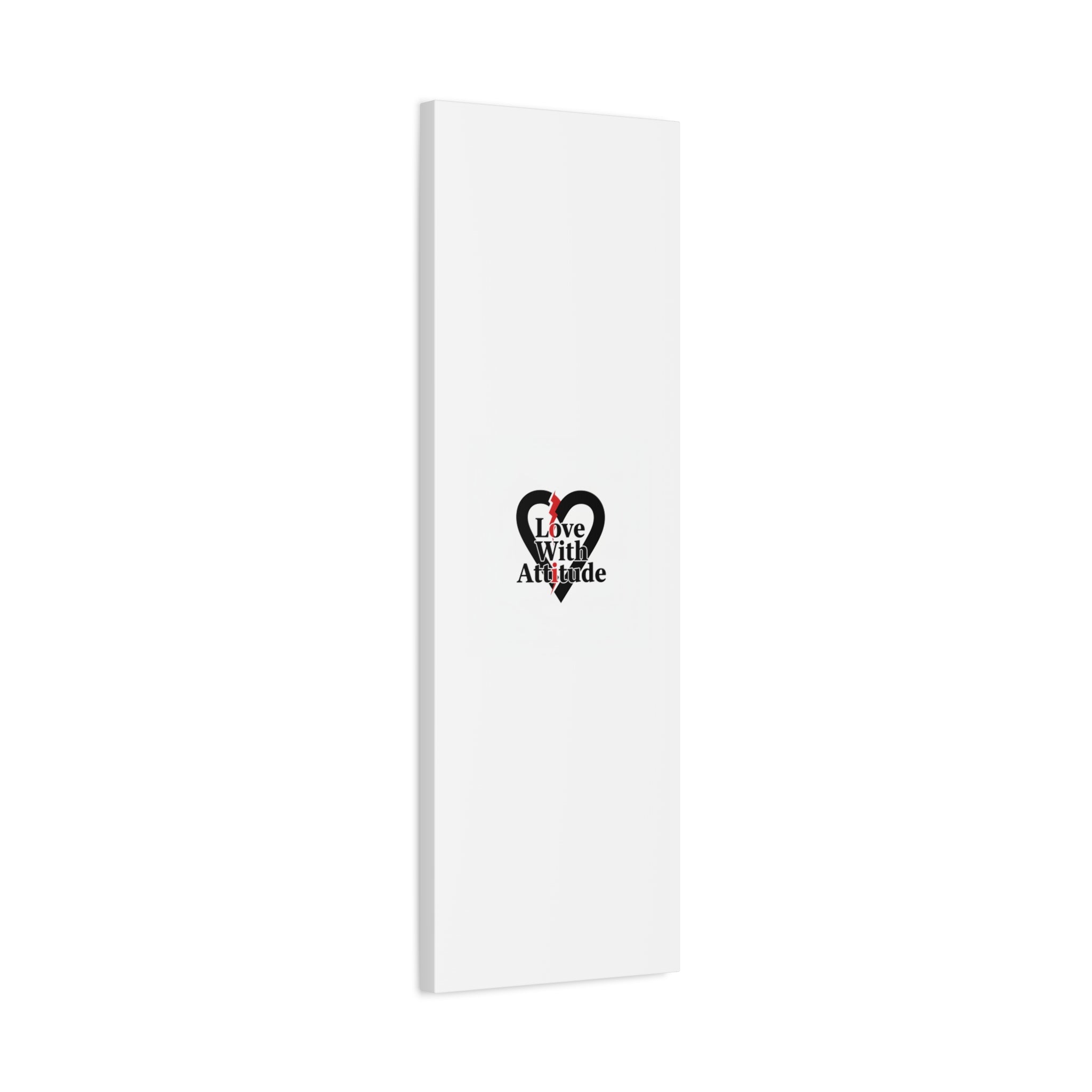 Chain Lightning Heart Canvas | punk heart, minimalist love icon
