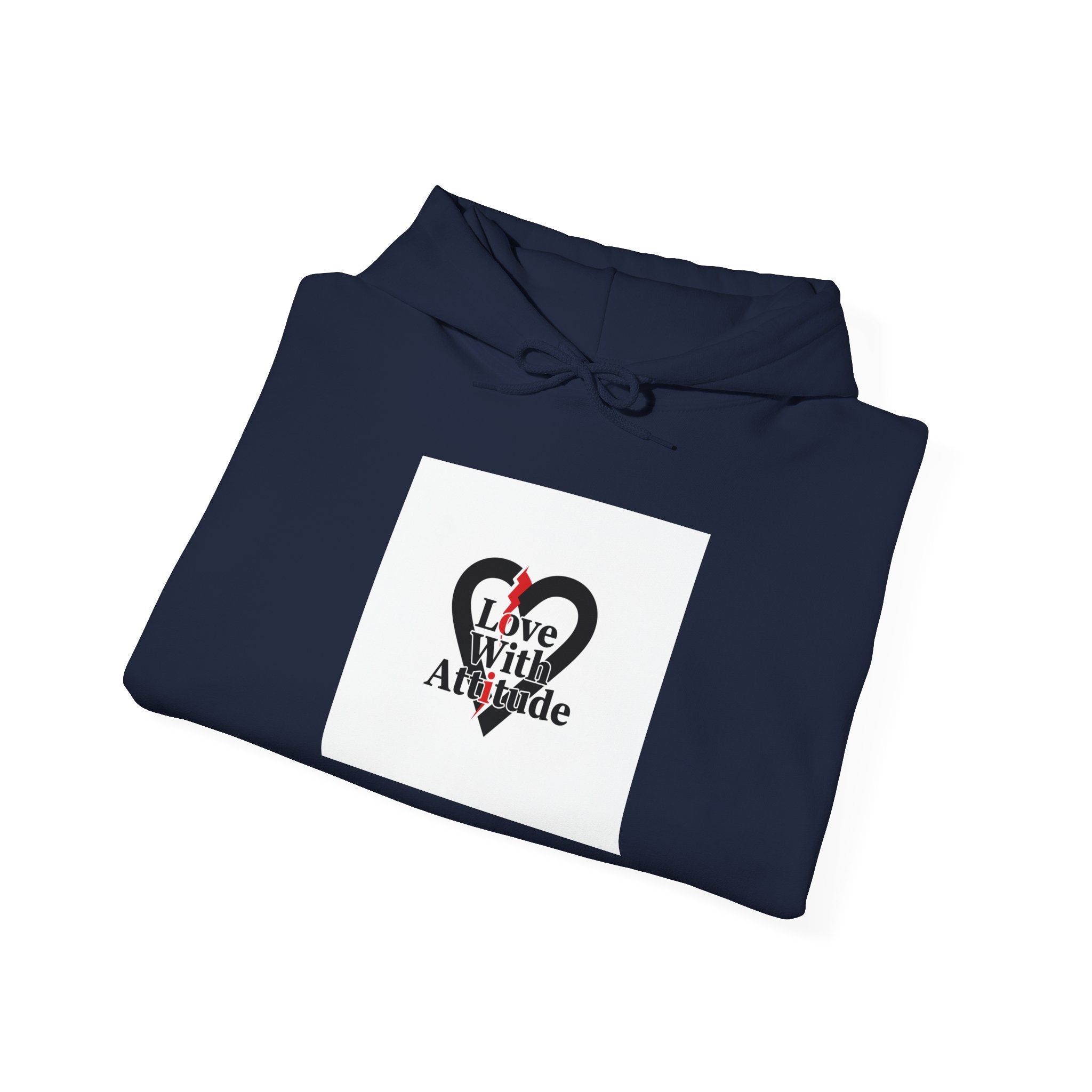 Chain Heart Graphic Hoodie | Minimalist Punk Heart, Modern Heart Design