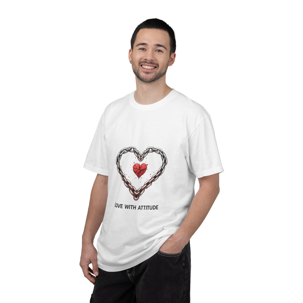 Unisex plaggfarget T-skjorte