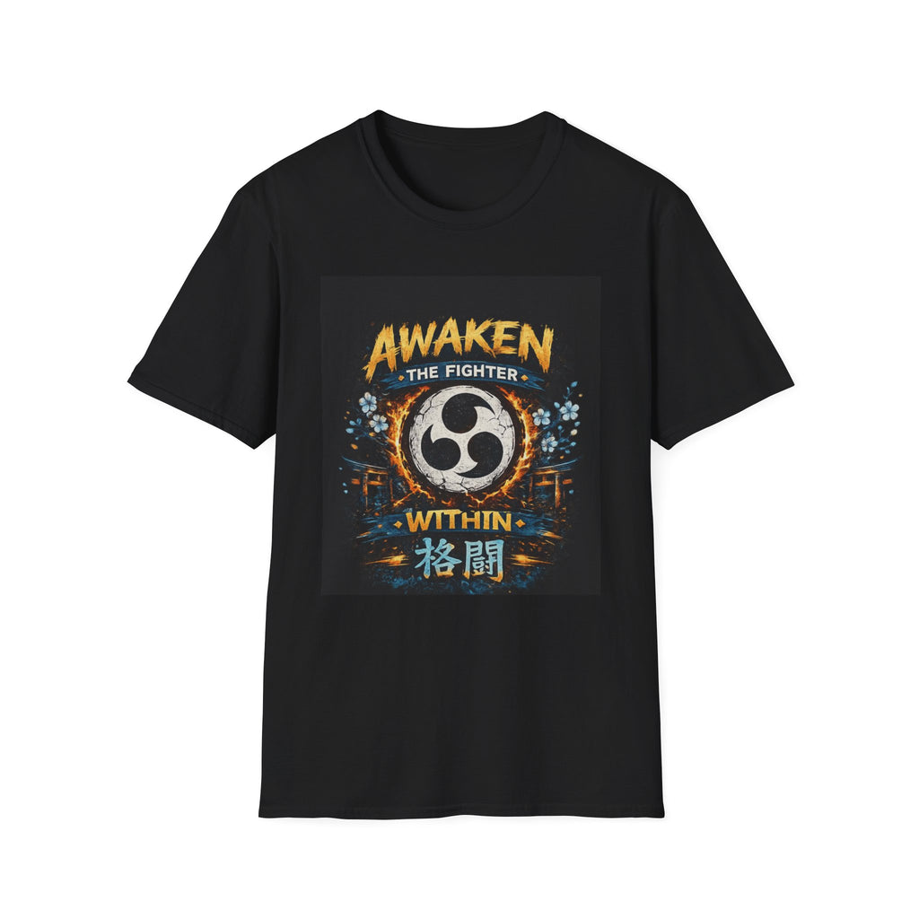 Lev Awaken the Fighter Within T-Shirt — Martial Arts Inspo Tee