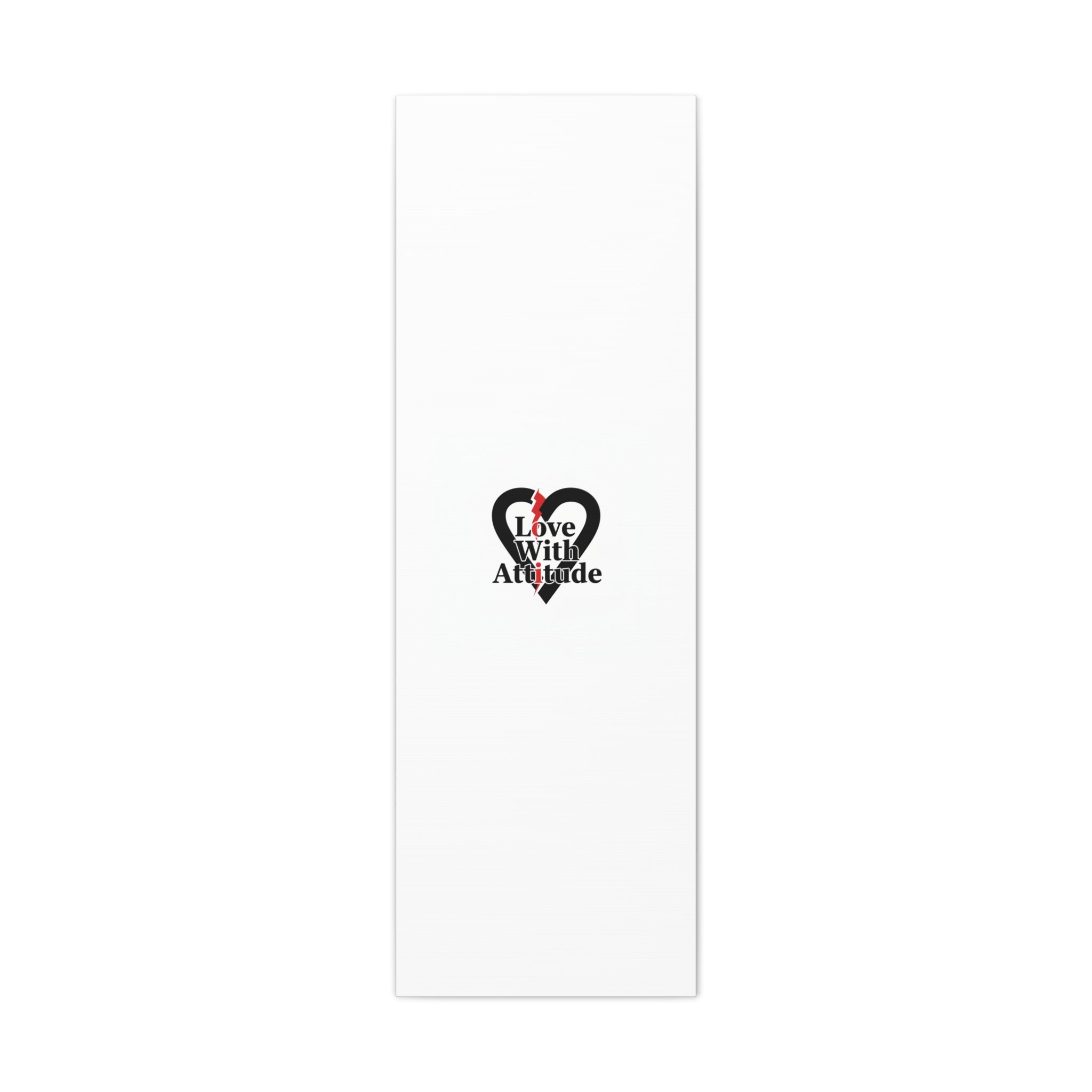 Chain Lightning Heart Canvas | punk heart, minimalist love icon