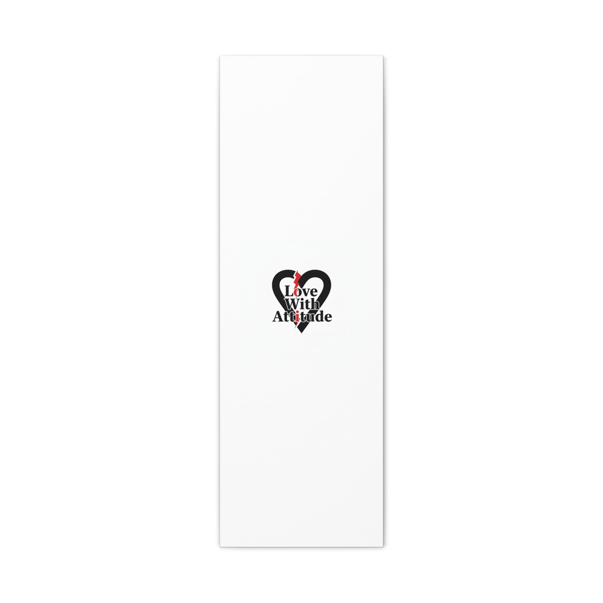 Chain Lightning Heart Canvas | punk heart, minimalist love icon