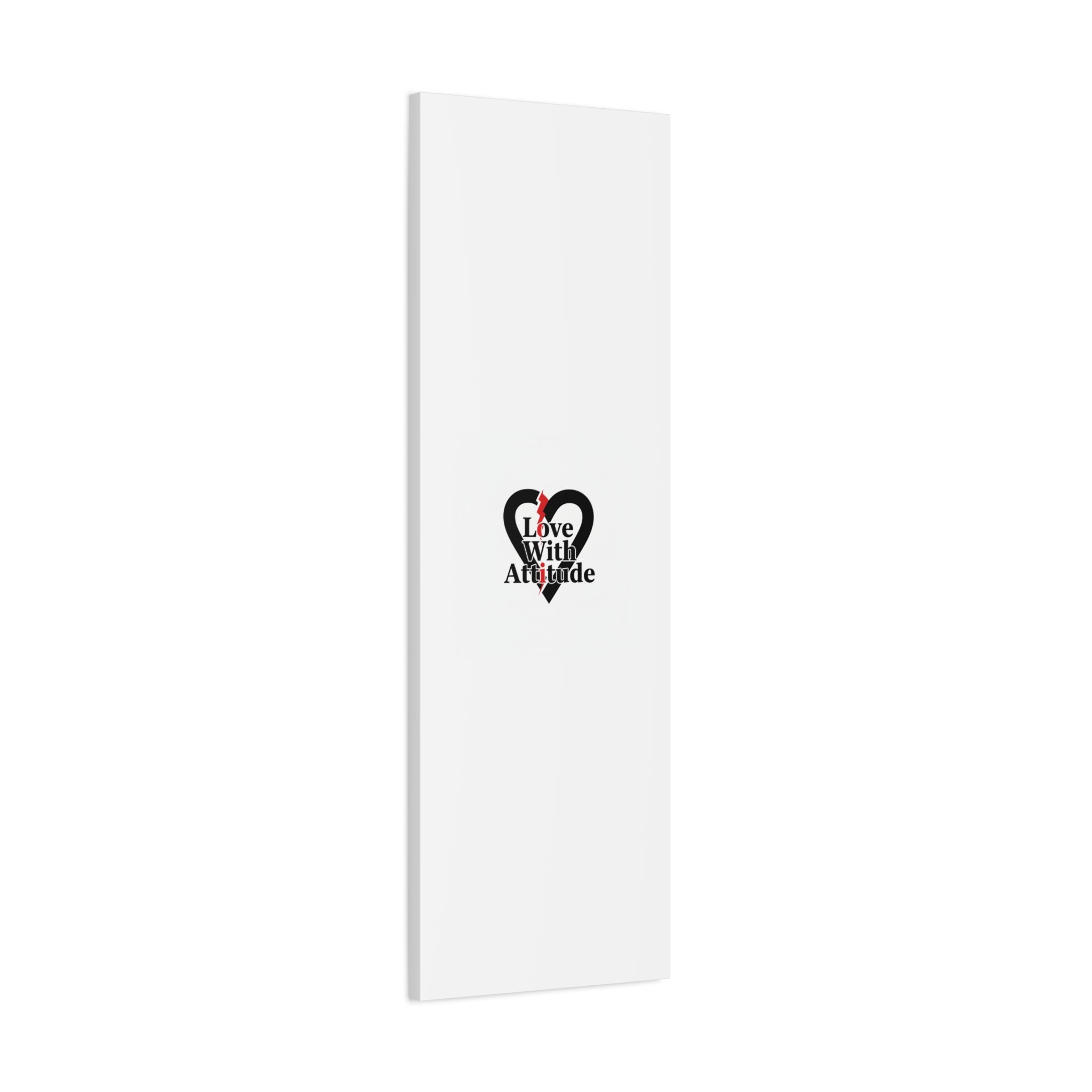 Chain Lightning Heart Canvas | punk heart, minimalist love icon