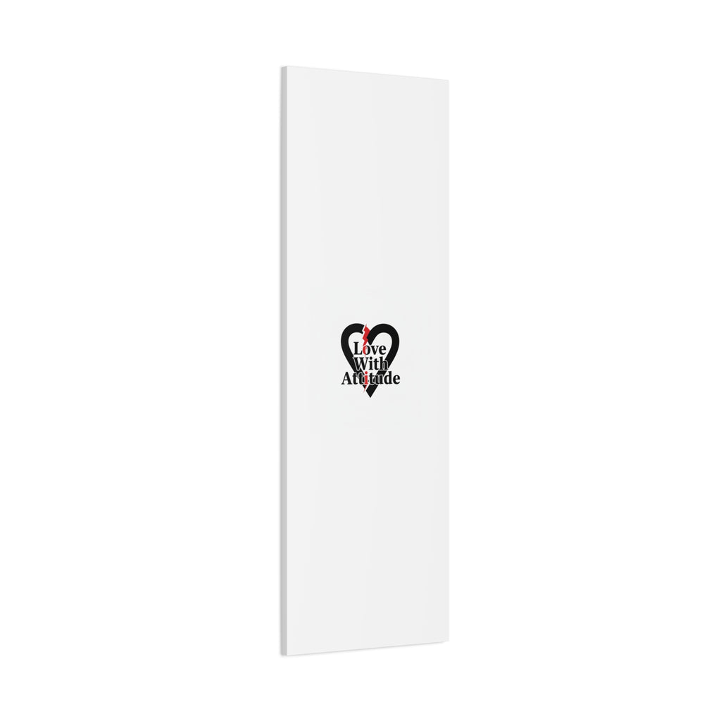 Chain Lightning Heart Canvas | punk heart, minimalist love icon