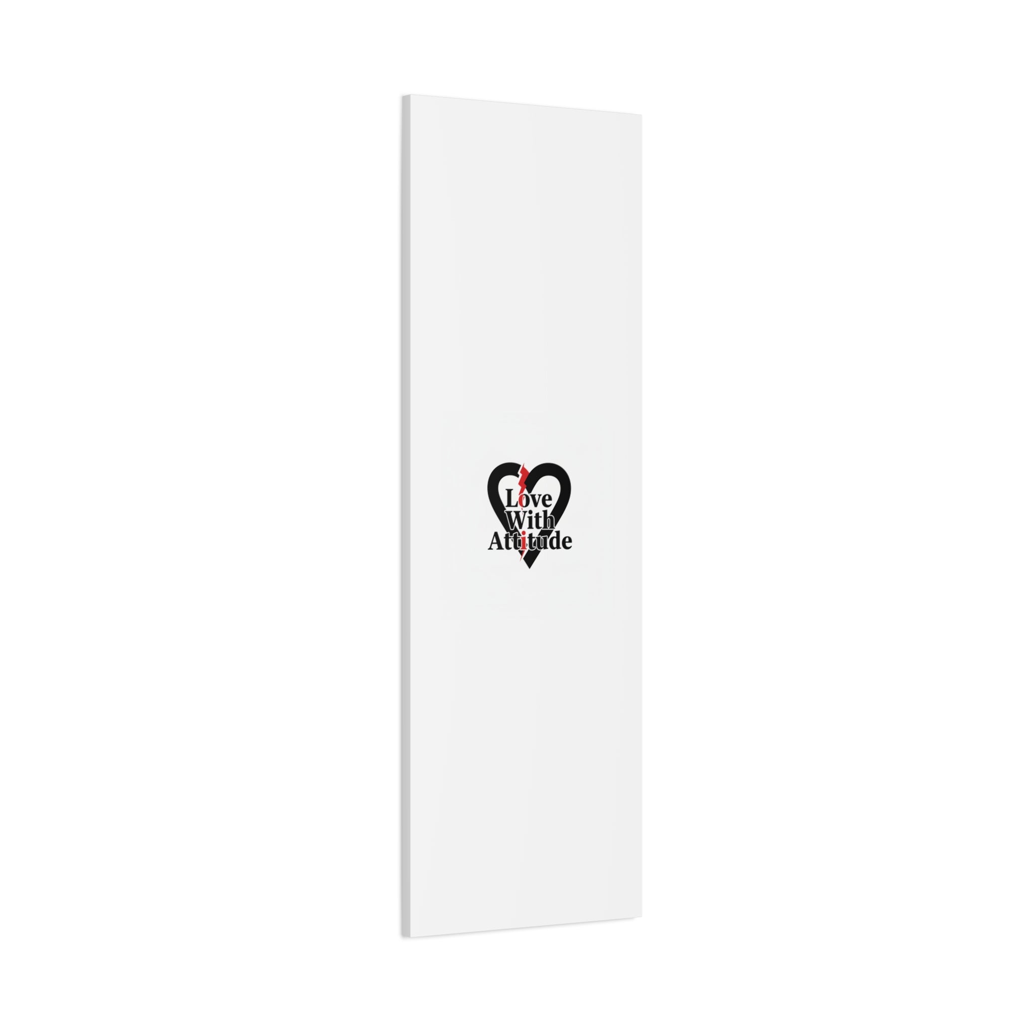 Chain Lightning Heart Canvas | punk heart, minimalist love icon