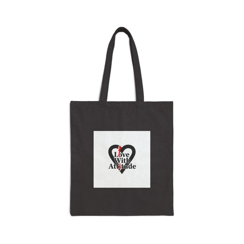Chain Heart Graphic Tote | Modern Heart Design, Minimalist Punk Love Icon