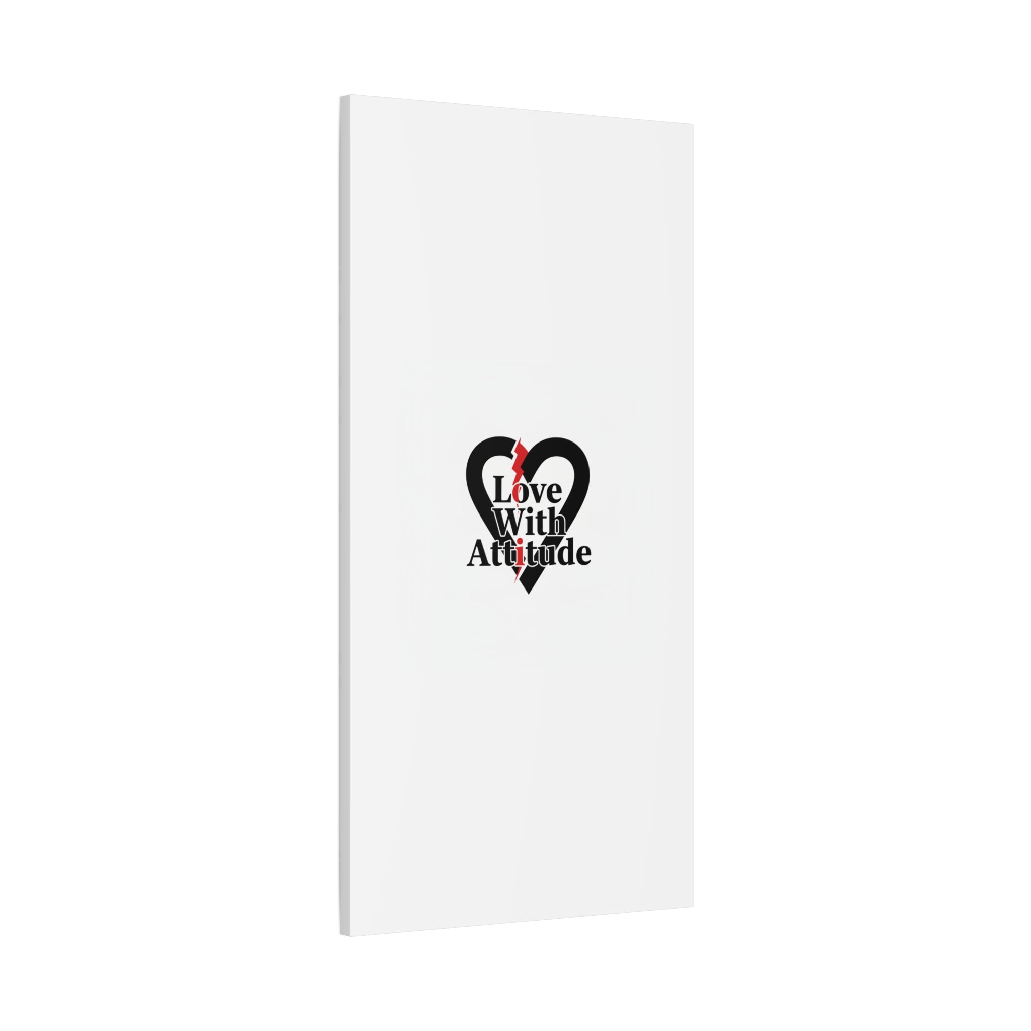Chain Lightning Heart Canvas | punk heart, minimalist love icon