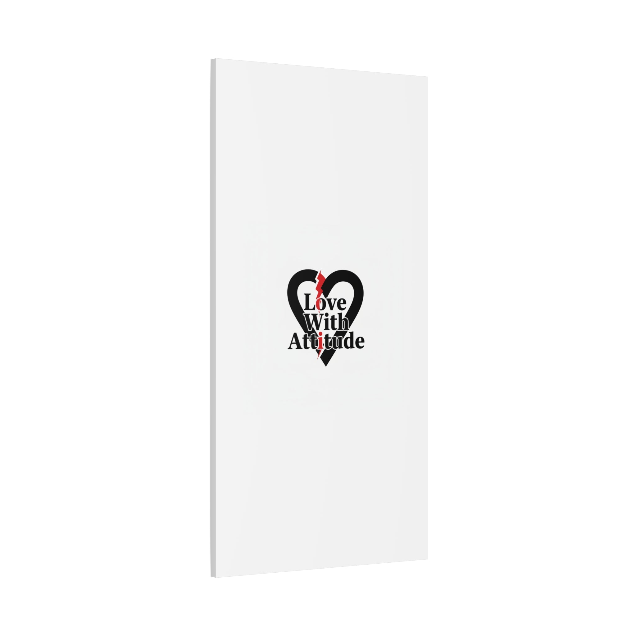 Chain Lightning Heart Canvas | punk heart, minimalist love icon