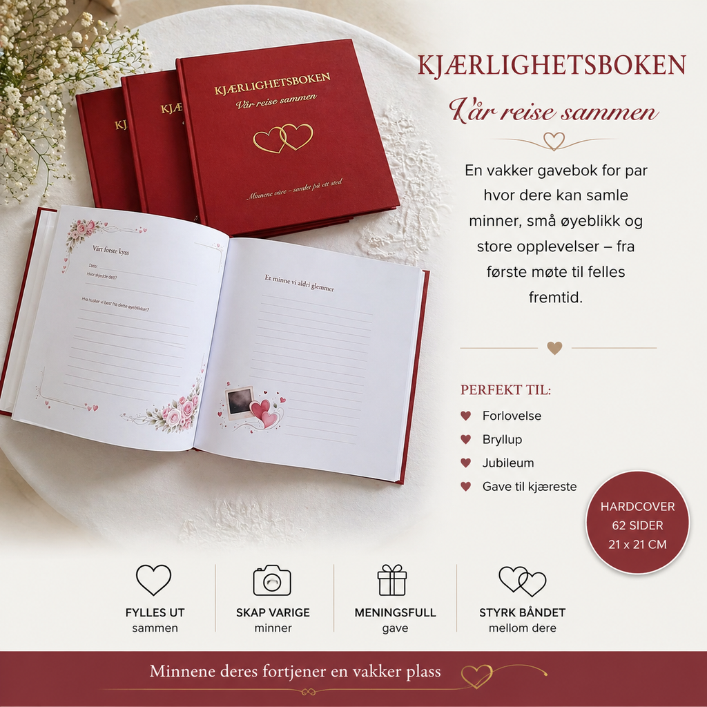 Kjærlighetsboken – Vår reise sammen